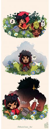 Шапочка и Кустобой (Red and Shrub Boii)